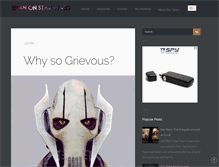 Tablet Screenshot of brianonstarwars.com
